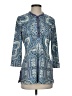 J. McLaughlin Paisley Blue 3/4 Sleeve Top Size S - photo 1