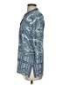 J. McLaughlin Paisley Blue 3/4 Sleeve Top Size S - photo 5