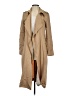 Badgley Mischka 100% Polyester Tan Trenchcoat Size XXS - photo 1