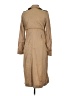 Badgley Mischka 100% Polyester Tan Trenchcoat Size XXS - photo 2