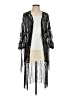 Bebe 100% Polymide Black Kimono Size 1 - photo 1
