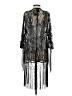 Bebe 100% Polymide Black Kimono Size 1 - photo 2