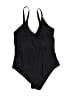 Unbranded Polka Dots Black One Piece Swimsuit Size L - photo 2