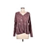 Como Vintage Burgundy Long Sleeve Blouse Size M - photo 1