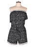 White House Black Market Polka Dots Black Romper Size M - photo 1