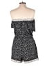 White House Black Market Polka Dots Black Romper Size M - photo 2