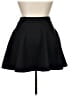 Hot Topic Solid Black Casual Skirt Size XL - photo 2