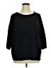 Umgee 100% Cotton Black 3/4 Sleeve Top Size XL - photo 1
