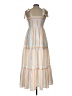 JJ's House 100% Polyester Ivory Casual Dress Size XL (estimated) - photo 2