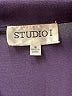 Studio 1 100% Polyester Purple Blazer Size 16 - photo 6