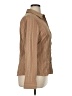 Laura Scott Stripes Tan Long Sleeve Blouse Size XL - photo 4
