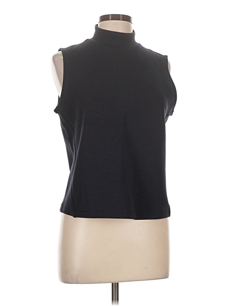 Pre-owned Spanx Sleeveless T-shirt In Black