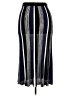 BB Dakota 100% Viscose Stripes Silver Formal Skirt Size S - photo 2
