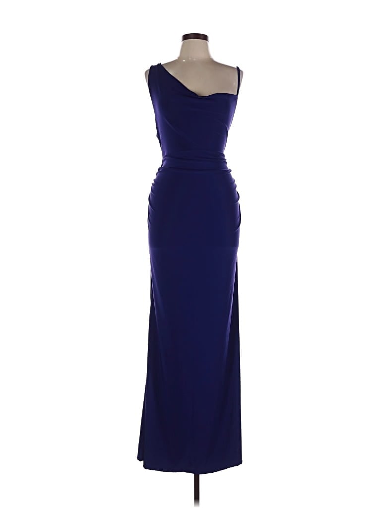 Club L London Cocktail Dress: Blue Dresses - New - Size 12