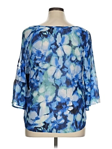 Sara Michelle 3/4 Sleeve Blouse (view 2)