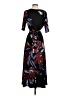 MSK Print Black Casual Dress Size S - photo 2