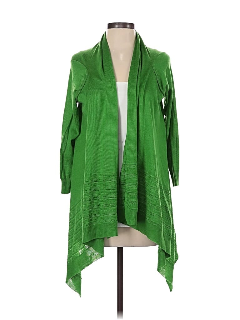 Pre-owned Worthington Cardigan Sweater In Green