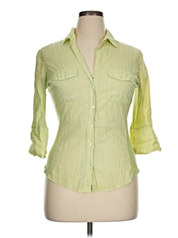 James Perse 3/4 Sleeve Button-Down Shirt (view 1)