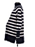 Seraphine Stripes Blue Turtleneck Sweater Size Lg Maternity - photo 5