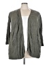 Joseph A. 100% Rayon Gray Cardigan Size 3X - photo 1