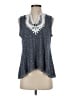 Max Studio Gray Sleeveless T-Shirt Size S - photo 1