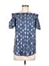 Shoshanna Blue Short Sleeve Blouse Size S - photo 1