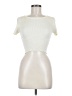 Say What? Ivory Short Sleeve Top Size M - photo 1