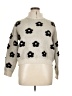Bibi Polka Dots Silver Pullover Sweater Size XL - photo 1