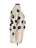 Bibi Polka Dots Silver Pullover Sweater Size XL - photo 4