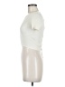 Say What? Ivory Short Sleeve Top Size M - photo 5