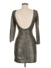 & Other Stories Metallic Silver Cocktail Dress Size 6 - photo 2