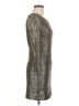 & Other Stories Metallic Silver Cocktail Dress Size 6 - photo 4