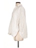 Zara Ivory 3/4 Sleeve Button-Down Shirt Size XS - photo 5