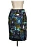 Tabitha 100% Cotton Graphic Teal Blue Casual Skirt Size 8 - photo 1