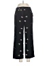 Sag Harbor 100% Polyester Hearts Black Casual Pants Size 8 - photo 1