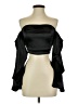 Lush 100% Polyester Black Tube Top Size S - photo 1