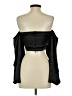 Lush 100% Polyester Black Tube Top Size S - photo 2