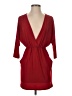 Unbranded Solid Red Cocktail Dress Size S (estimated) - photo 1
