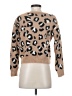 Express Animal Print Tan Pullover Sweater Size XS - photo 2