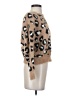 Express Animal Print Tan Pullover Sweater Size XS - photo 4