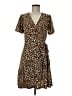 MICHAEL Michael Kors Animal Print Brown Casual Dress Size M - photo 1