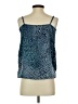 Gigi Parker 100% Polyester Teal Sleeveless Blouse Size S - photo 2