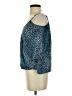 Gigi Parker 100% Polyester Teal Sleeveless Blouse Size S - photo 5