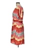 BCBGMAXAZRIA Print Orange Cocktail Dress Size L - photo 5