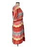 BCBGMAXAZRIA Print Orange Cocktail Dress Size L - photo 4