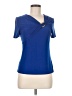 Frank Lyman Design Blue Short Sleeve Top Size 6 - photo 1