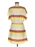 Pim + Larkin 100% Polyester Stripes Yellow Casual Dress Size M - photo 2