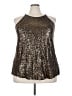 Torrid Gold Sleeveless Blouse Size 3X Plus (3) - photo 1