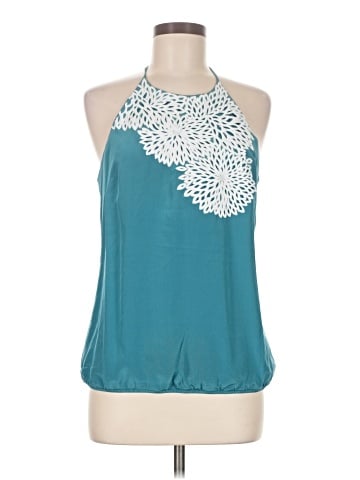 Matty M Sleeveless Silk Top (view 1)