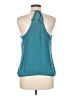 Matty M 100% Silk Teal Sleeveless Silk Top Size M - photo 2